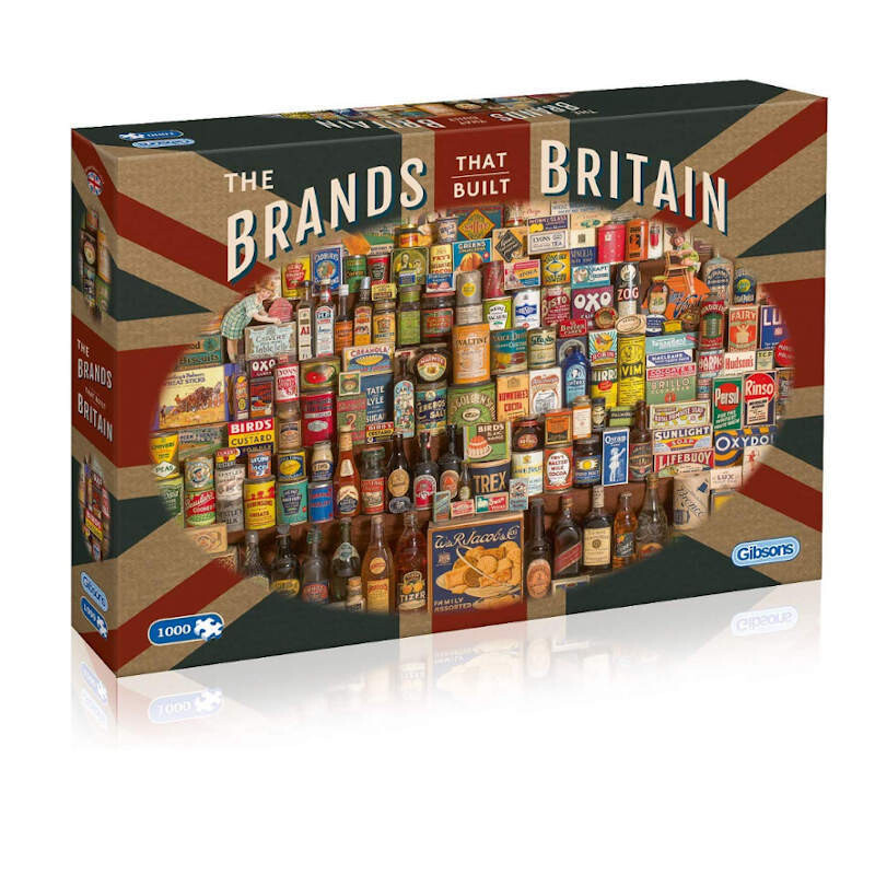 The Brands that Built Britain Gibsons 1000 piece Jigsaw Puzzle The Brands that Built Britain Gibsons 1000 piece Jigsaw Puzzle
