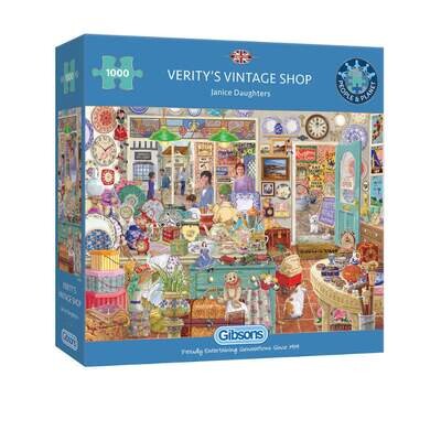 Verity’s Vintage Shop 1000 piece Gibsons Jigsaw Puzzle G6355
