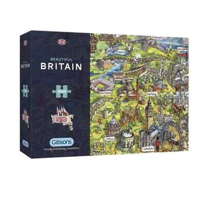 Beautiful Britain 1000 piece Gibsons Jigsaw Puzzle