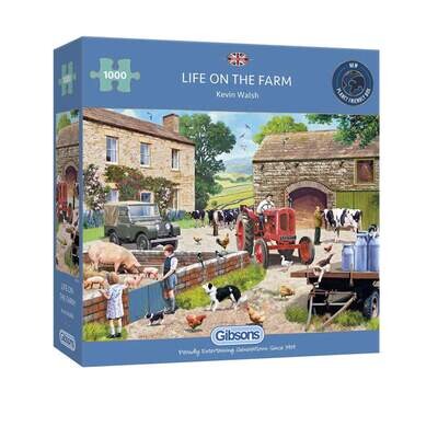 Life on the Farm 1000 piece Gibsons Jigsaw Puzzle