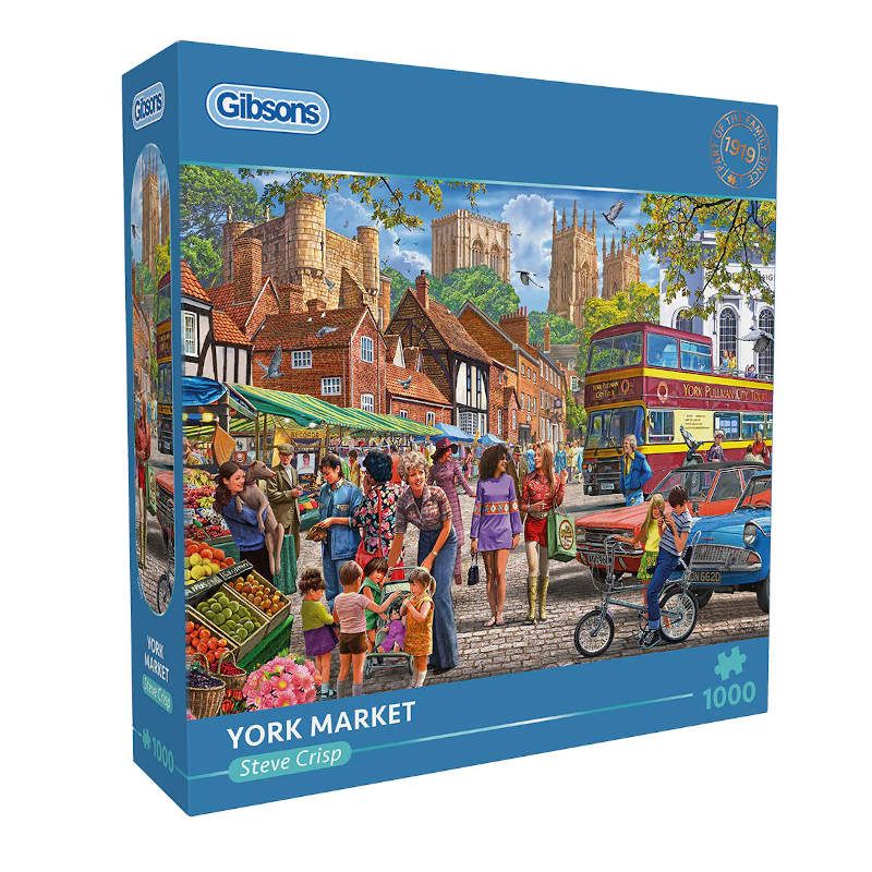York Market Gibsons 1000 piece Jigsaw Puzzle