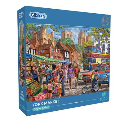 York Market Gibsons 1000 piece Jigsaw Puzzle
