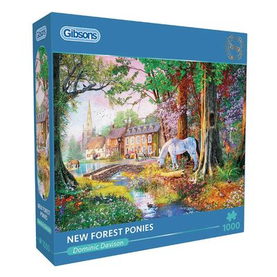 New Forest Ponies Gibsons 1000 piece Jigsaw Puzzle G6397