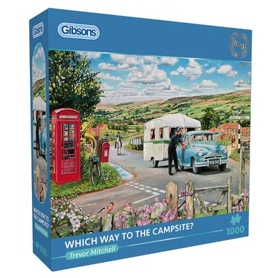 Which Way to the Campsite Gibsons 1000 piece Jigsaw Puzzle G6441
