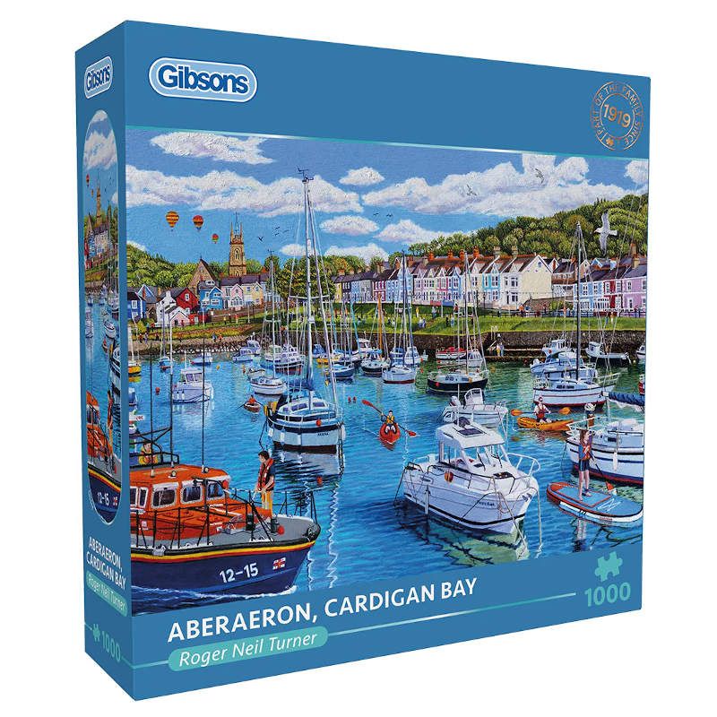 Aberaeron Cardigan Bay Gibsons 1000 piece Jigsaw Puzzle G6444