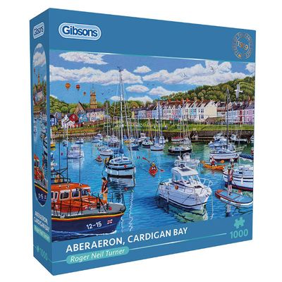 Aberaeron Cardigan Bay Gibsons 1000 piece Jigsaw Puzzle G6444
