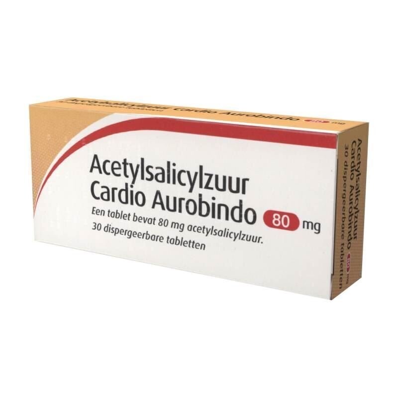 Acetylsalicylzuur 80 [MYLAN] 30 st