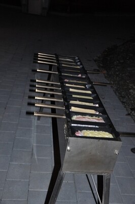 Racletteschaufel zu Metergrill