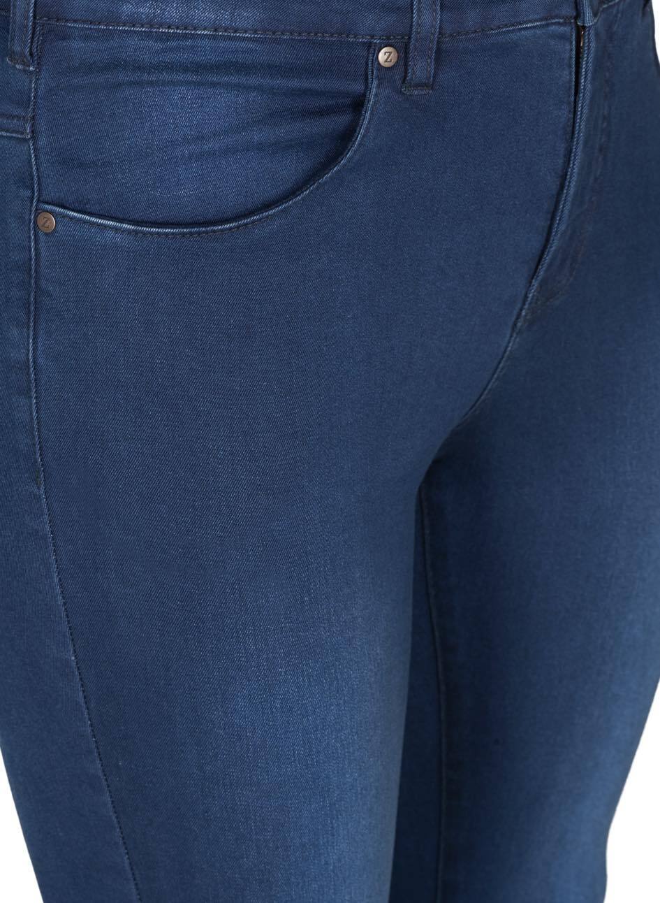 Zizzi Amy Super slim Jeans (Blå)
