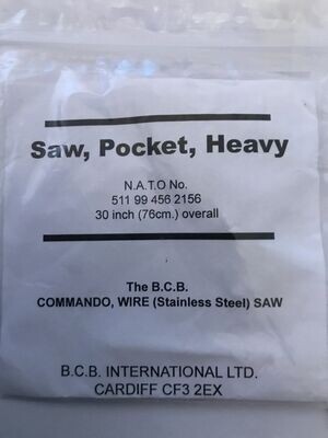 Genuine British Army BCB Nato Commando wire saw