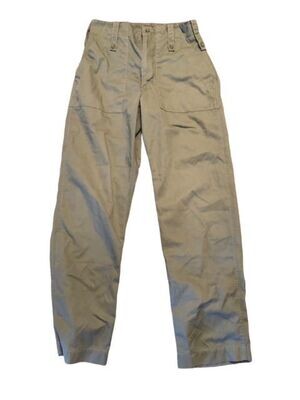 Genuine British Army Lightweight trousers ct2a - 1979-85 - olive green trousers army size 80/80/96