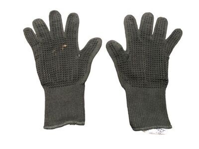 Genuine British Army Aramid grip combat dark olive green gloves grade 1 used