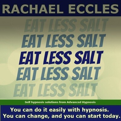 Eat Less Salt, Take Control and Reduce Salt Intake, Self Hypnosis Download or CD Eat Less Salt, Take Control and Reduce Salt Intake, Self Hypnosis Download or CD