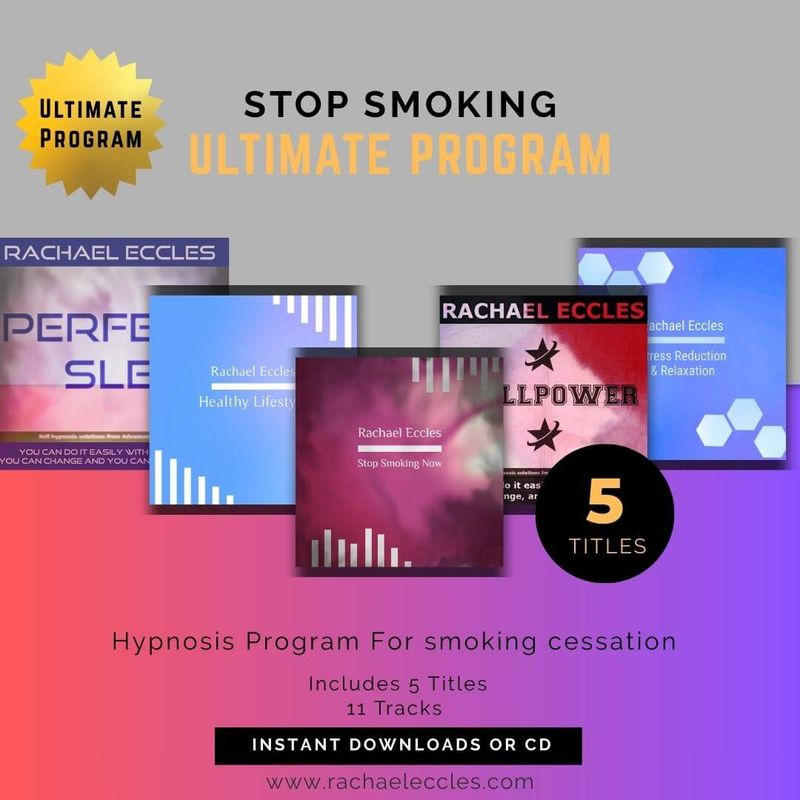 Quit Smoking Hypnotherapy, Stop Smoking Help, Hypnosis Downloads Bundle