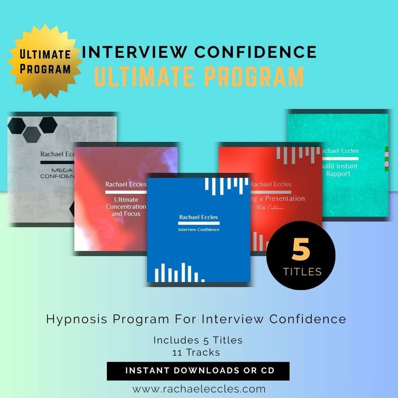 Interview Confidence Collection, 11 Hypnotherapy Recordings, Hypnosis Downloads: Instant MP3 or CD