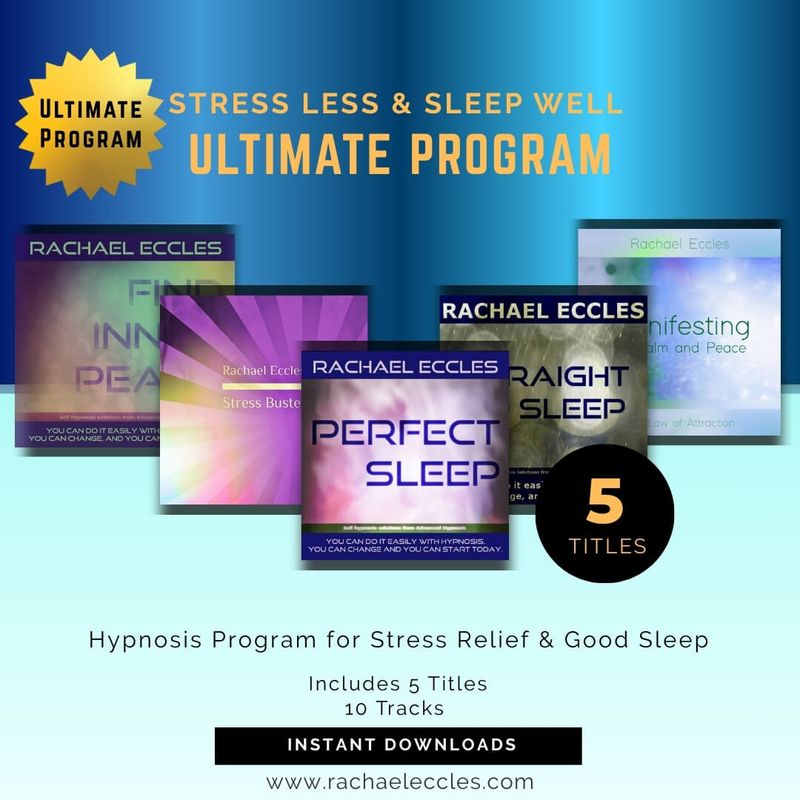 Stress Less and Sleep Well Hypnosis Ultimate Program Instant Downloads Stress Less and Sleep Well hypnosis program
