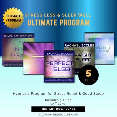 Stress Less and Sleep Well Hypnosis Ultimate Program Instant Downloads Stress Less and Sleep Well hypnosis program