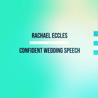 Wedding Speech Confidence Public Speaking Hypnotherapy MP3 Hypnosis Download or CD confident wedding speech hypnosis