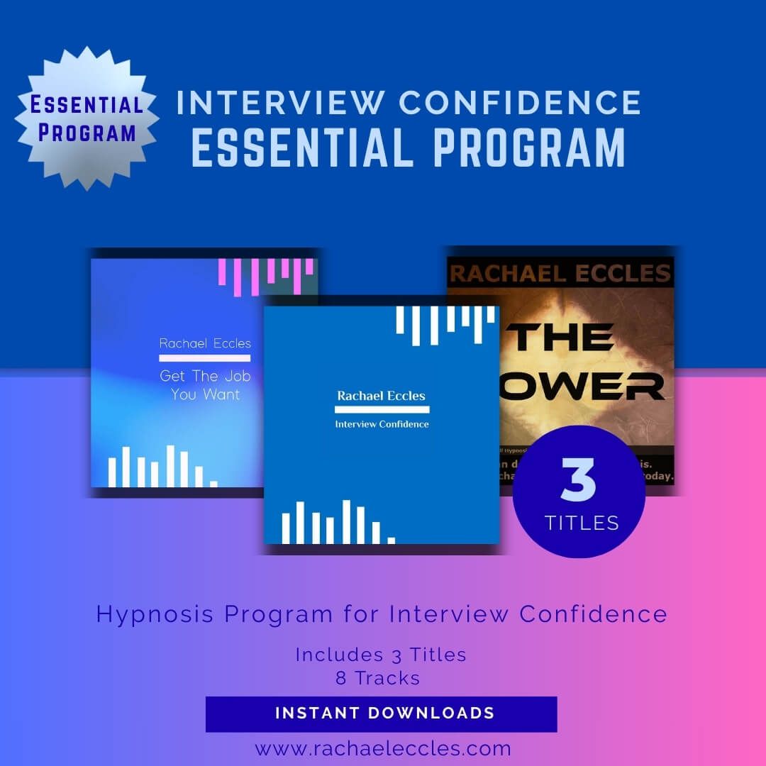 Interview Confidence Essential Program Hypnotherapy Audios, 8 Hypnosis Downloads Interview confidence essential program hypnosis downloads