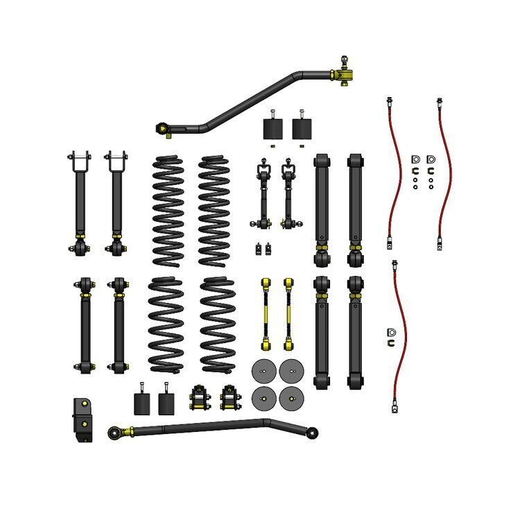 Suspension kit Clayton Off Road Overland+ Lift 4"