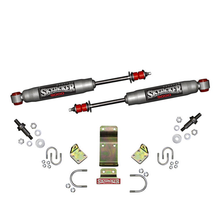 Dual steering stabilizer silver Skyjacker