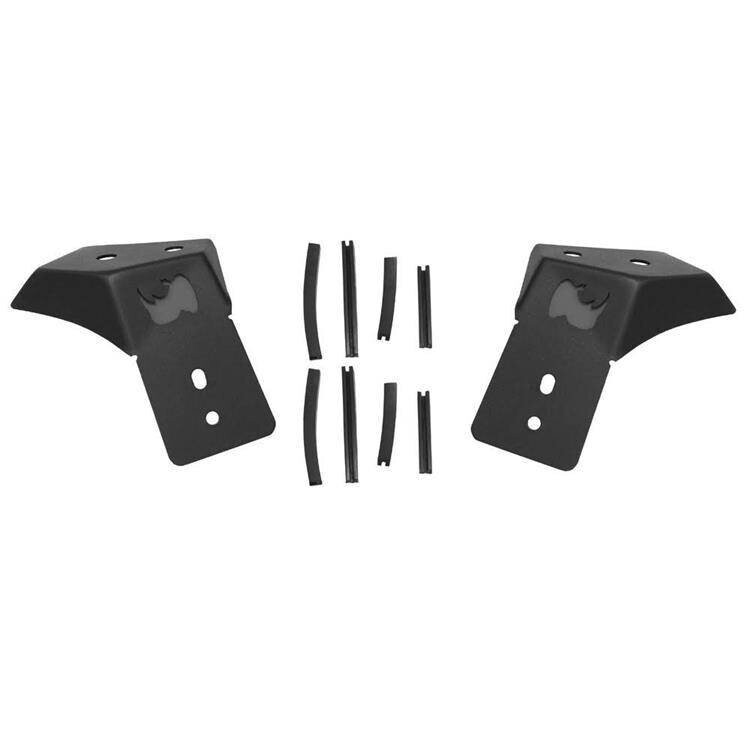 Hood latch pod mount kit for a single cube LED 3x3" Go Rhino