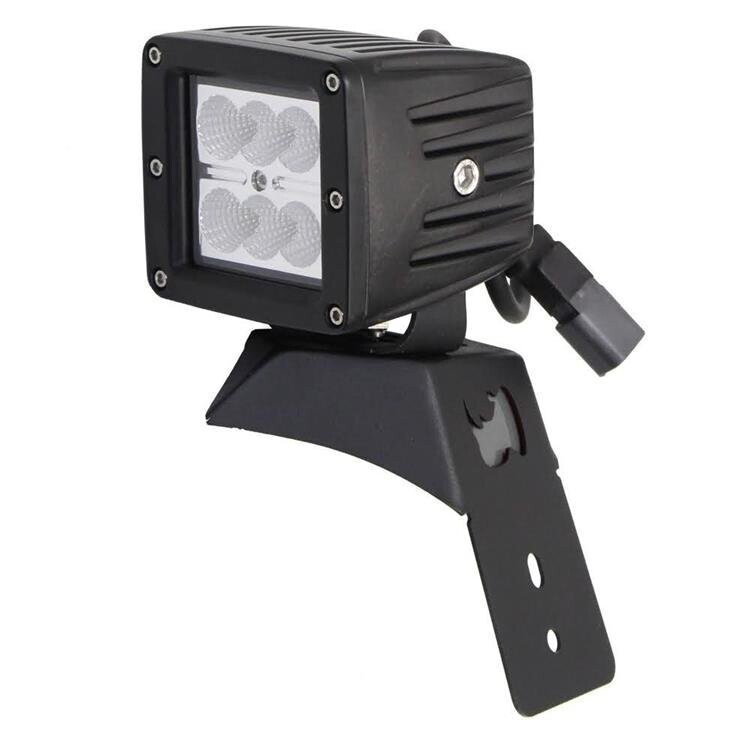 Hood latch pod mount kit for a single cube LED 3x3" Go Rhino