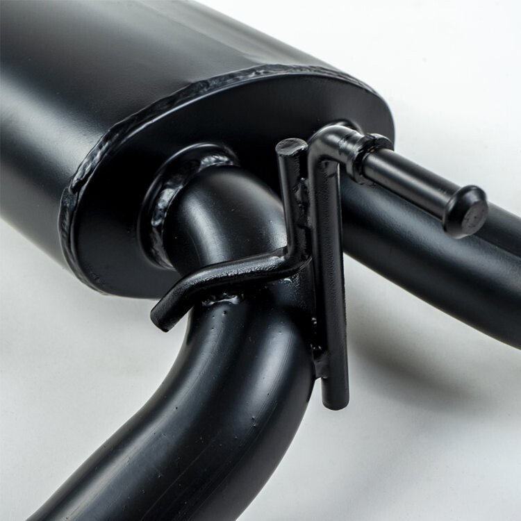 Dual-outlet exhaust OFD
