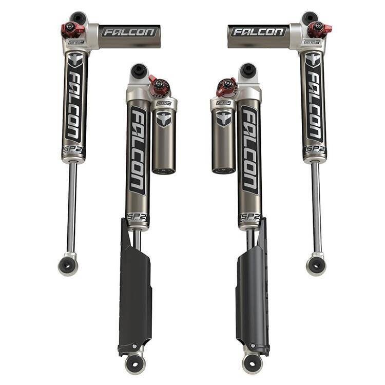 Shock absorbers kit TeraFlex Falcon SP2 3.3 Fast Adjust Piggyback Lift 0-1,5"