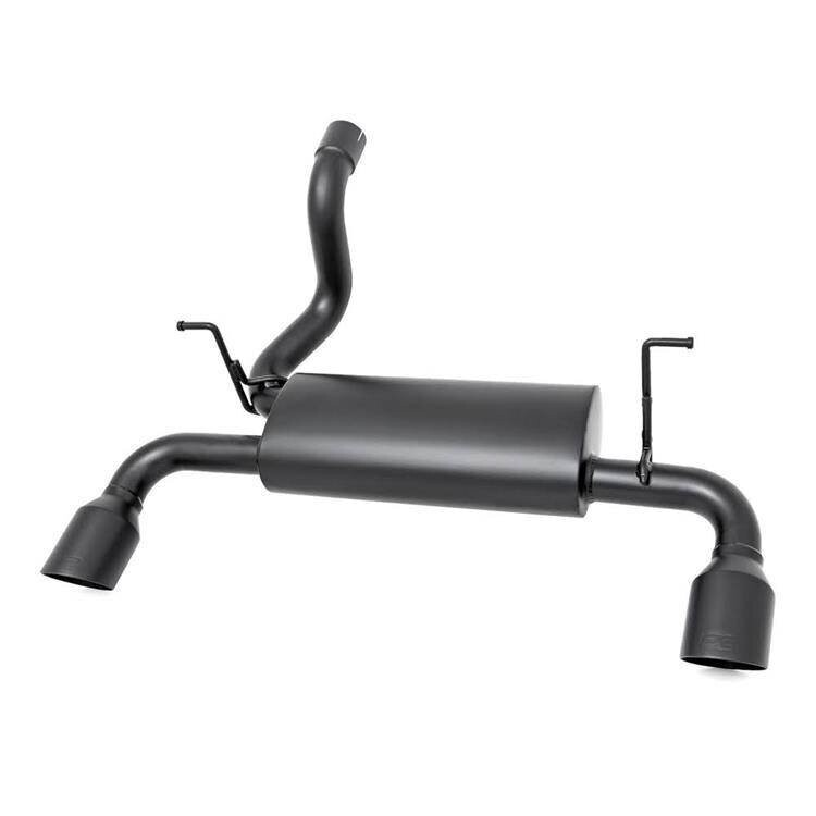 Dual outlet performance exhaust black Rough Country