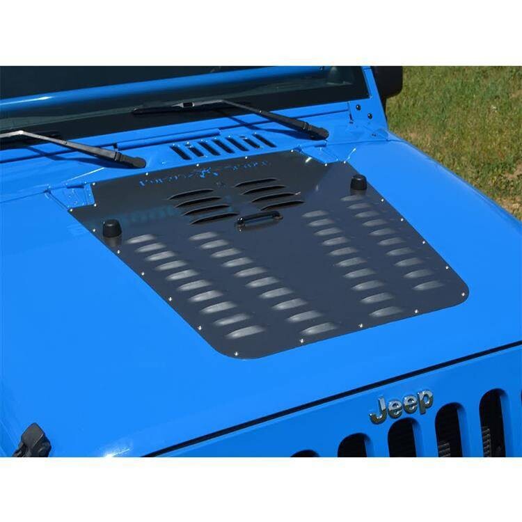 Hood Louver aluminum black Poison Spyder
