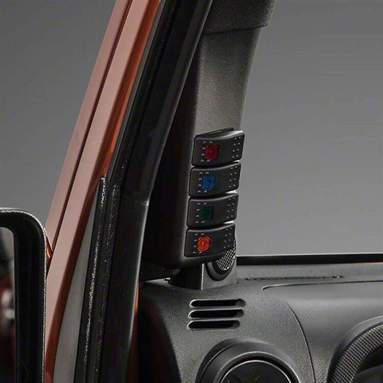 APillar Switch Pod with Rocker Switches Daystar