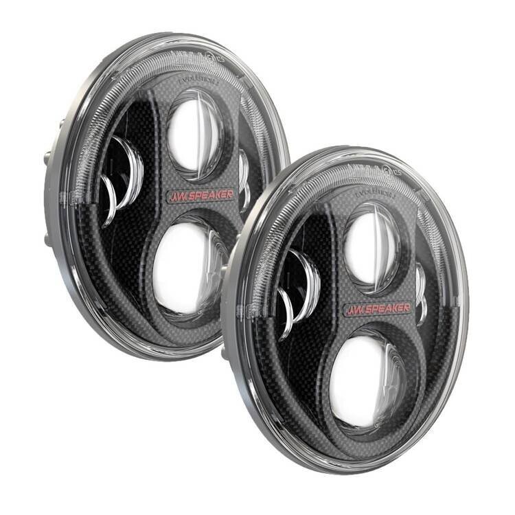Headlights LED carbon JW Speaker 8700 Evolution J2 Series