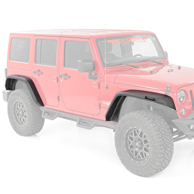 Front and rear flat fender flares Rough Country