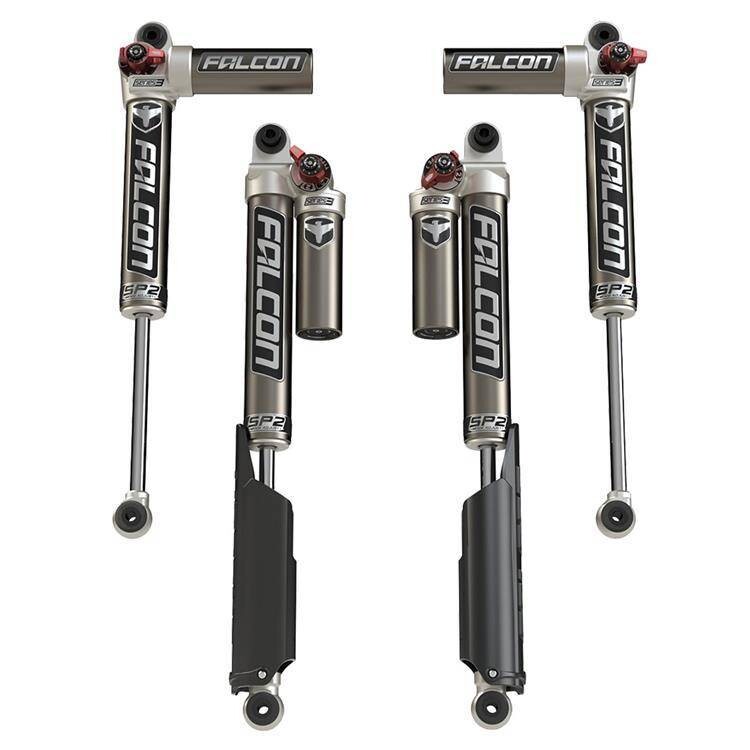 Shock absorber kit TeraFlex Falcon SP2 3.3 Fast Adjust Piggyback Petrol Lift 2-4,5"