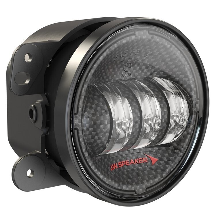 LED fog lights round black 4" JW Speaker 6145 J2 Series