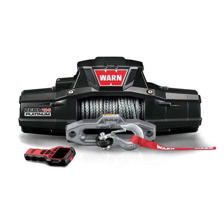 Winch with synthetic rope 12 000 lbs Warn Zeon 12-S Platinum