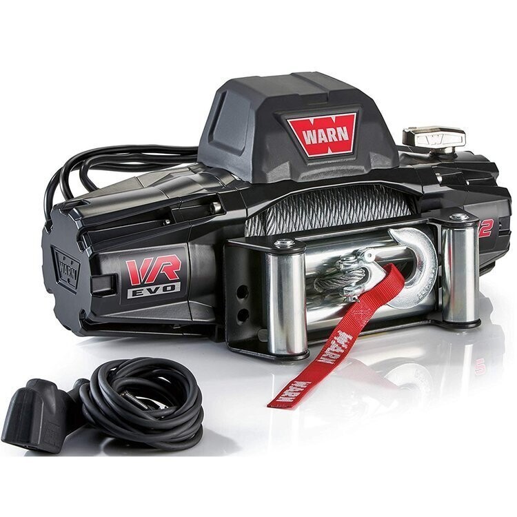 Winch with steel rope 12 000 lbs Warn VR EVO 12