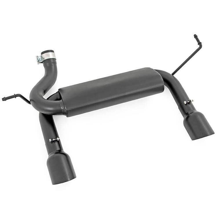 Dual outlet performance exhaust black Rough Country