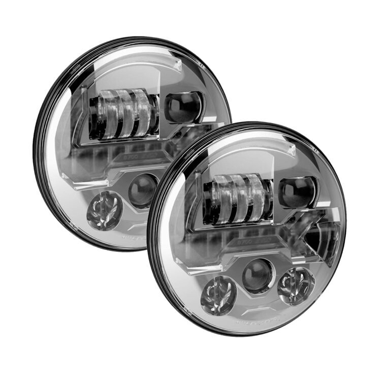Headlights LED chorme front 7" JW Speaker 8700 Evo 3