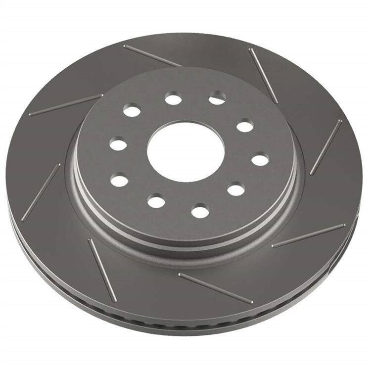 Front slotted brake rotor driver side TeraFlex