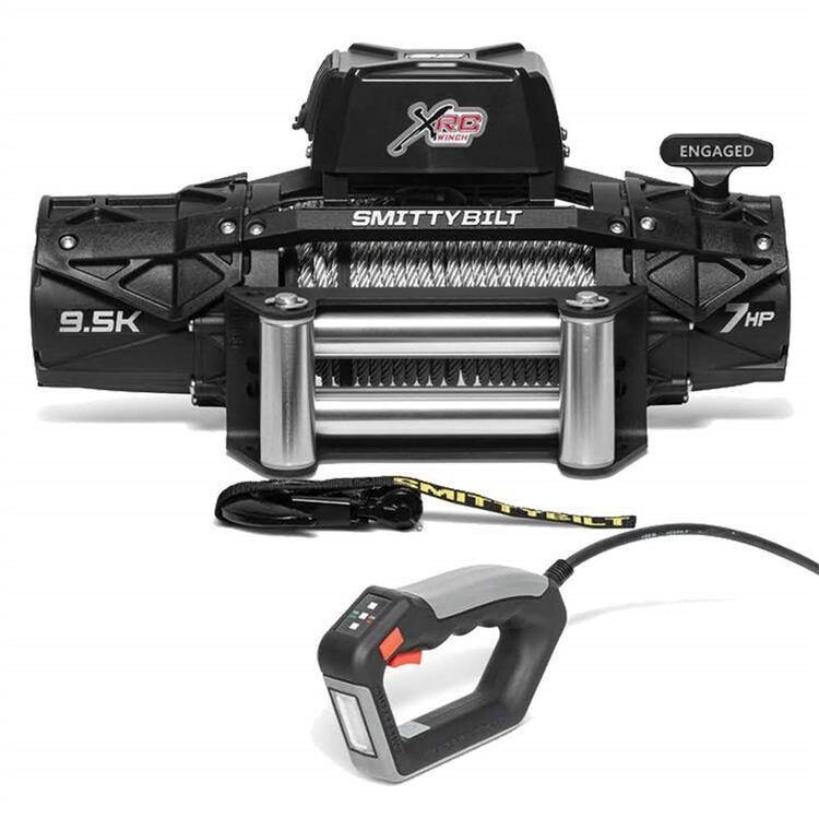 Winch with steel rope and remote 9500 lbs Smittybilt XRC GEN3