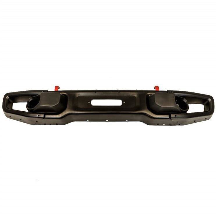 Front steel bumper straight with winch plate x4offroad