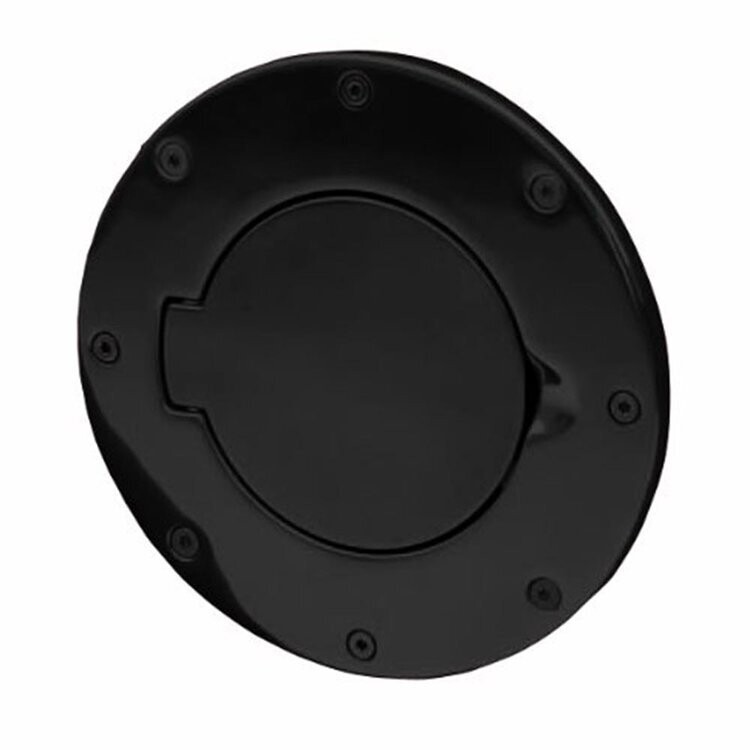 Gas cover aluminium black Smittybilt