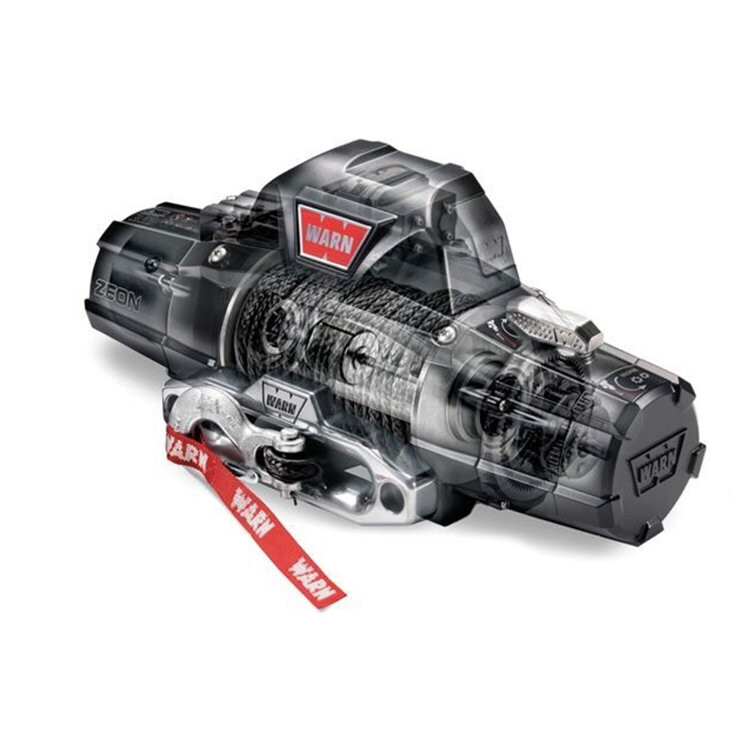 Winch with synthetic rope 12 000 lbs Warn Zeon 12-S Platinum
