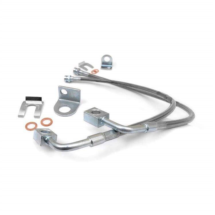 Rear extended brake lines Rough Country Lift 4-6"