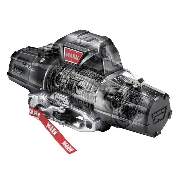 Winch with steel rope 12 000 lbs Warn Zeon 12