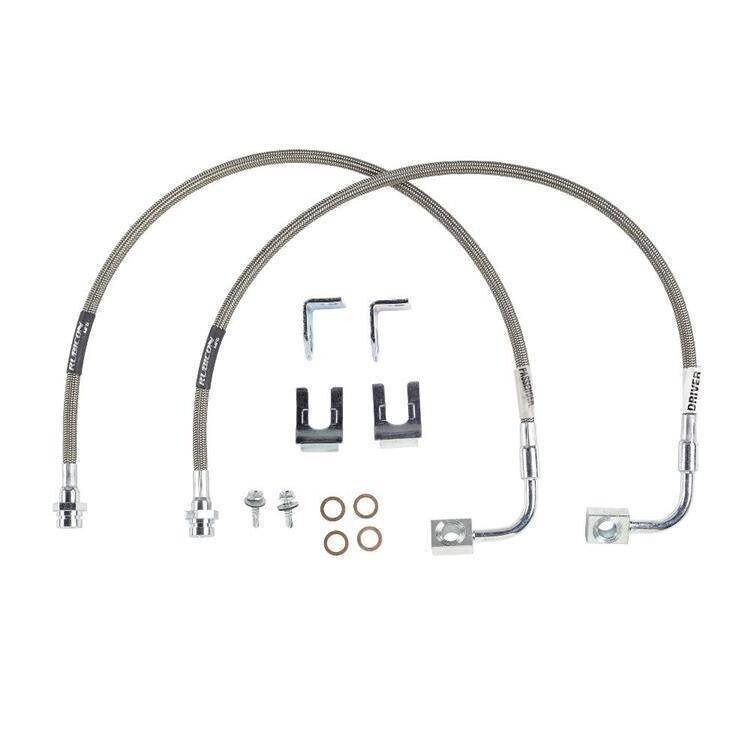 Front extended brake lines 24" Rubicon Express Lift 4-6"