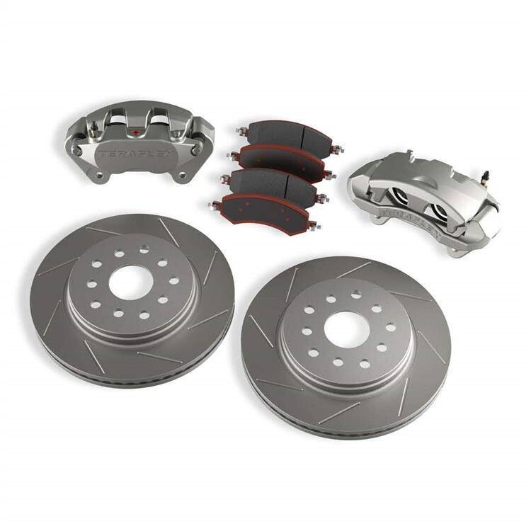Front big brake kit with slotted rotors TeraFlex