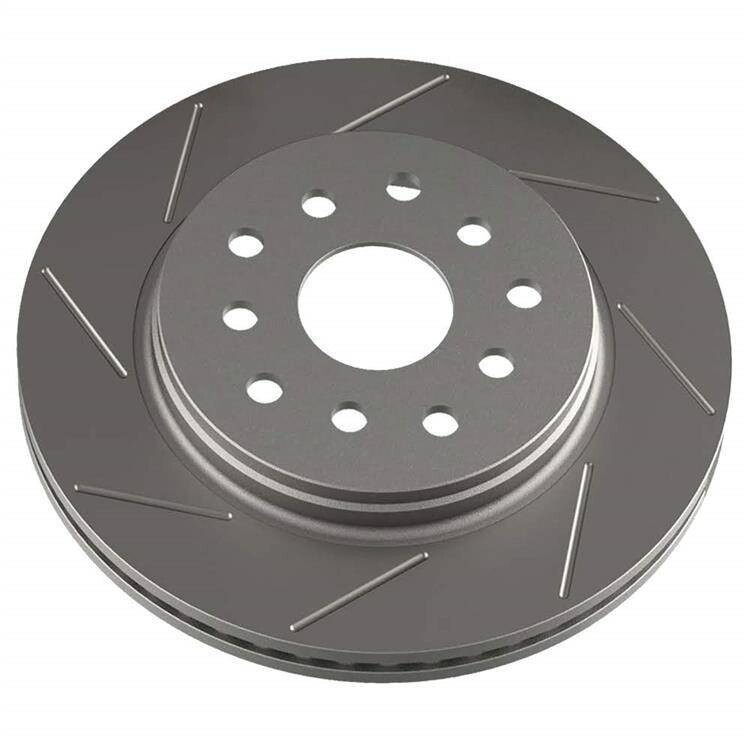 Front slotted brake rotor passenger side TeraFlex